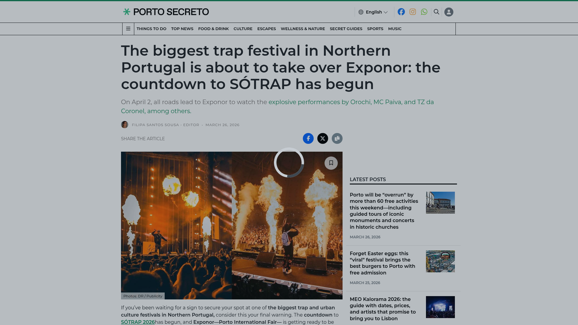 Porto Secreto — SoTrap